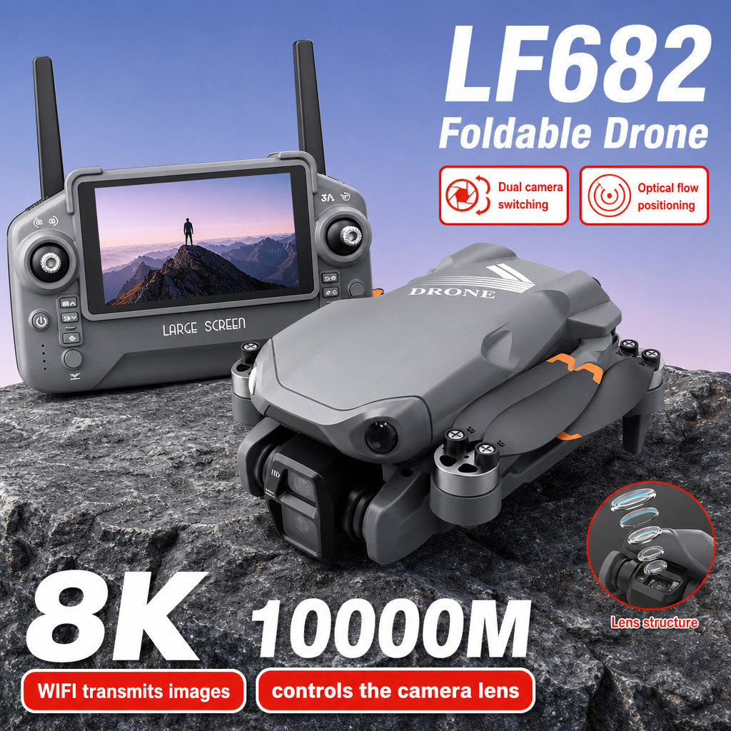 Drone Battery Smart - Zdjęcia lotnicze z drona LF682, 8K