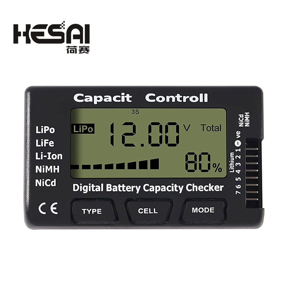 Drone Battery Alarm - RC Cellmeter8 Cellmeter7 Cyfrowy kontroler pojemności