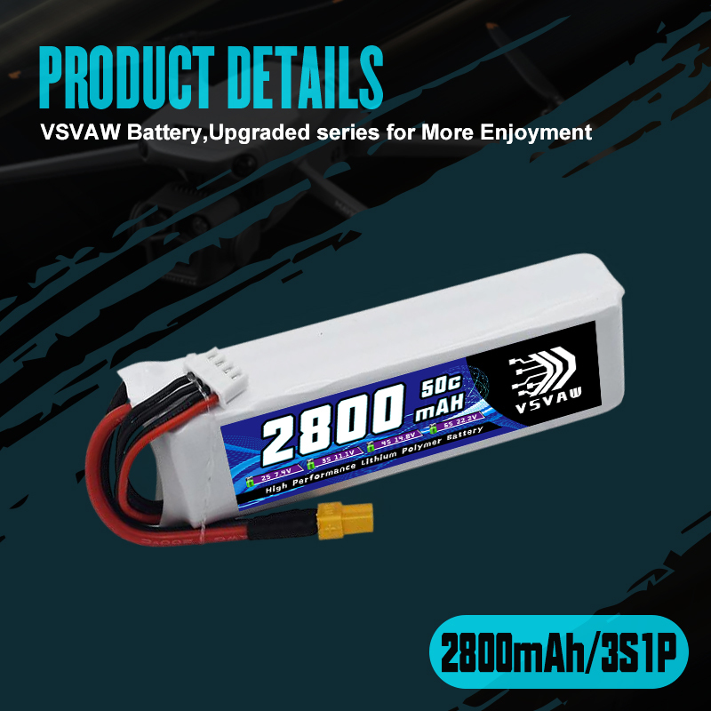 Akumulator Lipo VSVAW 3S 2800m – Drone Battery 3S recenzja i cena