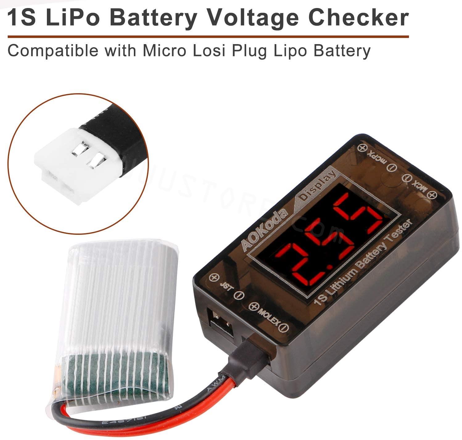 Tester napięcia akumulatora Li – Drone Battery Voltage Checker recenzja i cena
