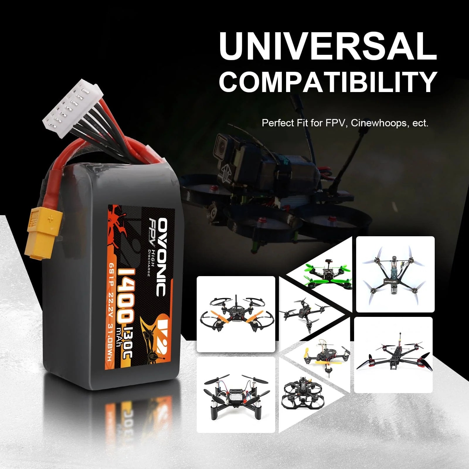 Akumulator LiPo Ovonic 6S 22.2 – Drone Battery 6S recenzja i cena